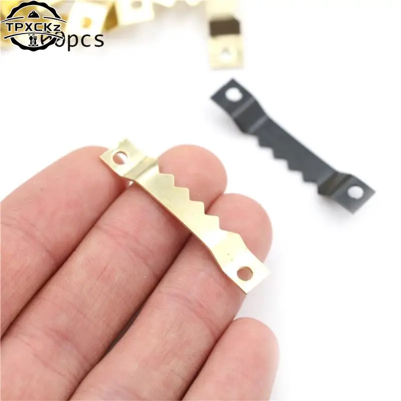 100pcs Saw Tooth Sawtooth Hanging Picture Photo oil Painting Mirror Frame Hanger Hook