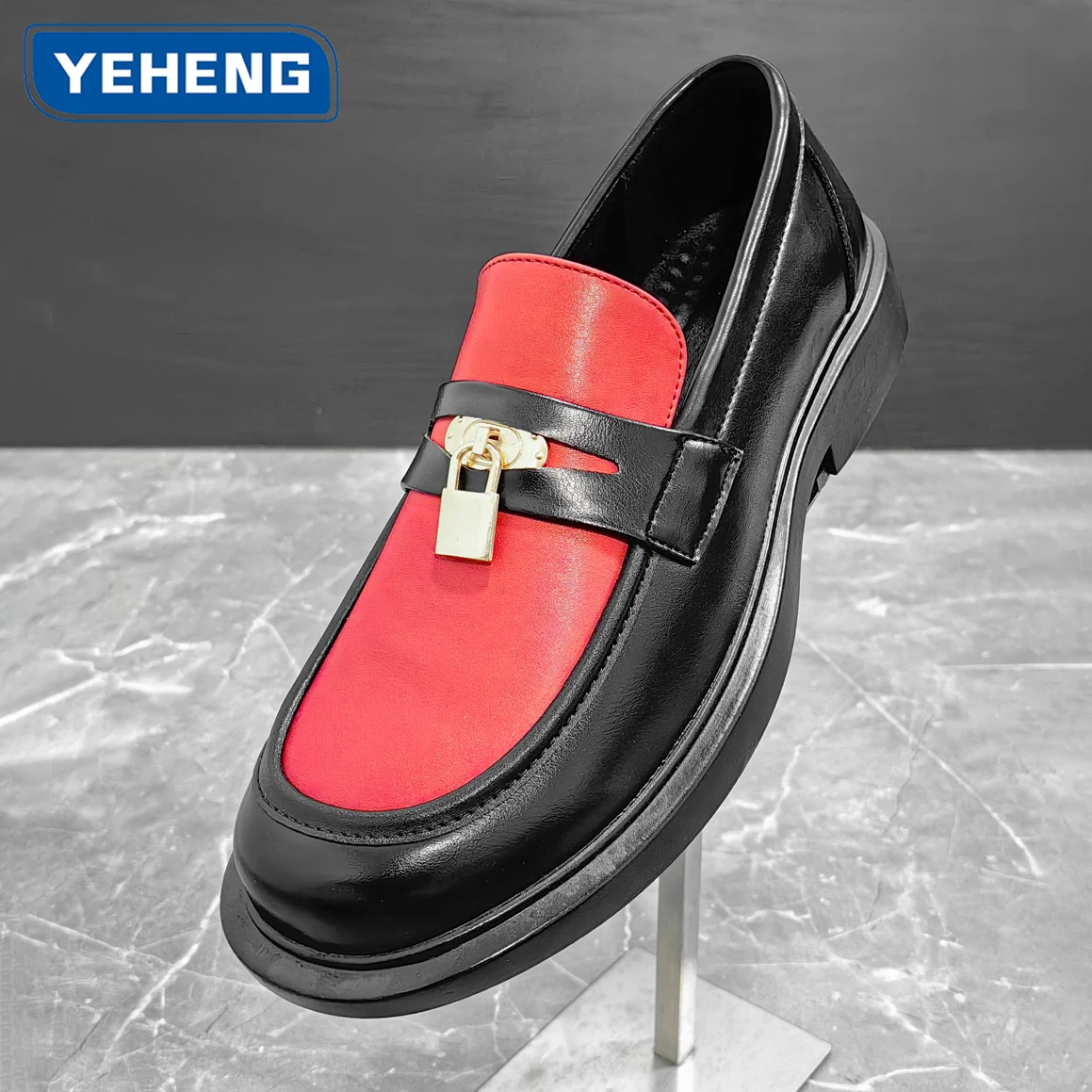 

Дизайнерская новая мода для мужчин, разноцветные платья без шнуровки, деловая повседневная обувь, пенни-лоферы, вечерние свадебные платья, обувь для выпускного вечера