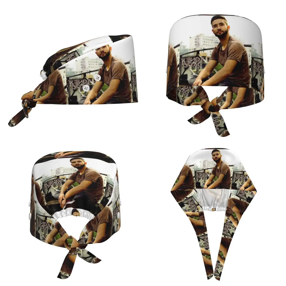 Czapka chirurgiczna Kendji Girac Gitano, czapka robocza dla lekarzy, regulowana czapka pielęgniarska dla mężczyzn i kobiet, czapka dla dentysty