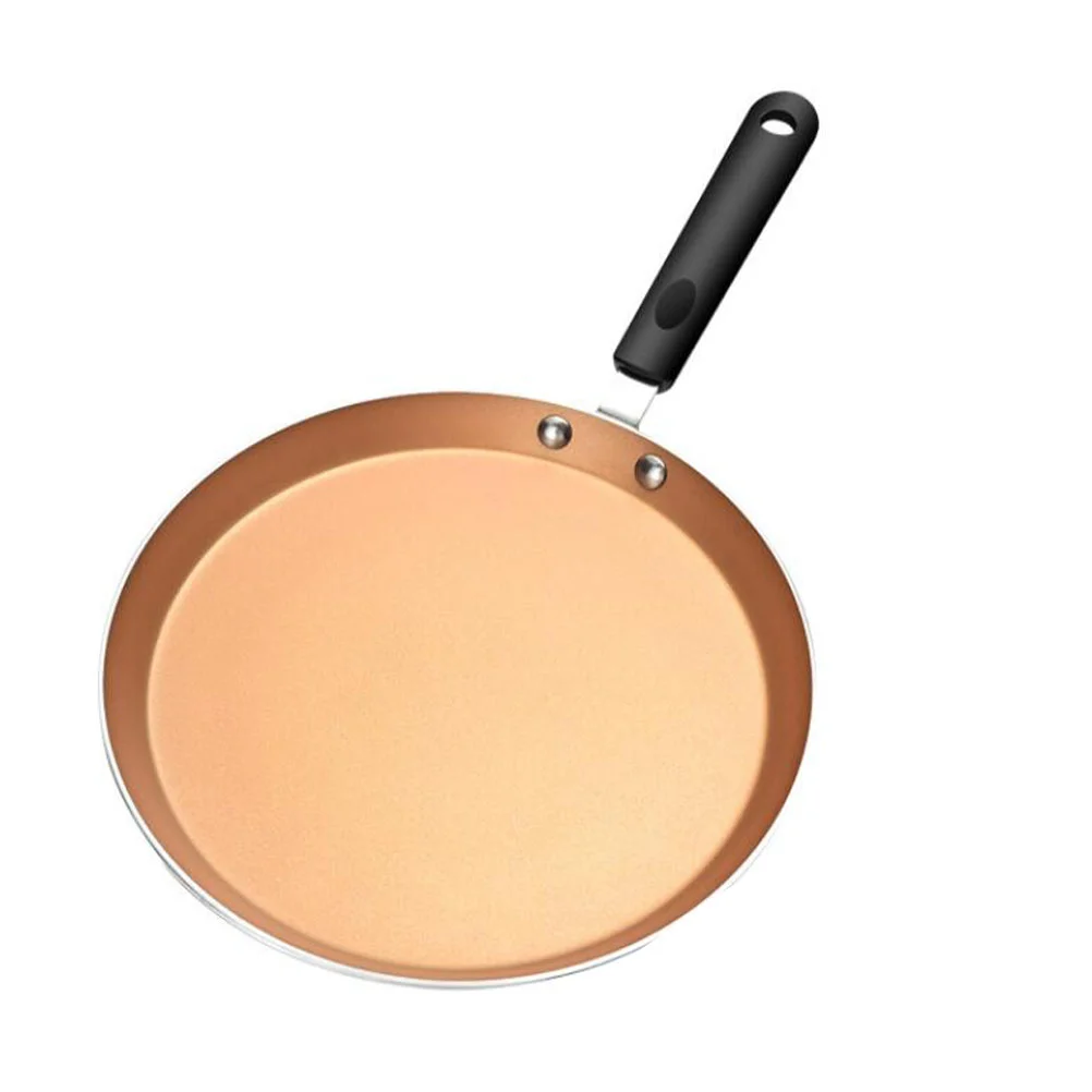 

Maifan Stone Pan Halberd Pot Aluminum Alloy Frying Small With Handle Steak Portable Universal Lid