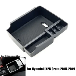 Car Armrest Storage box Tray For Hyundai Kona Encino CELESTA Tucson iX35 iX25 Creta VERNA Solaris LAFESTA Elantra Avante Mistra