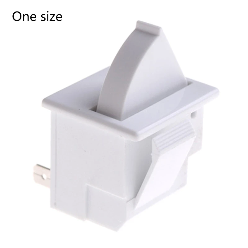 耐久性のある白スイッチ冷蔵庫部品 5A 250V 冷蔵庫ドアランプスイッチアダプタ冷蔵庫アクセサリードロップシップ