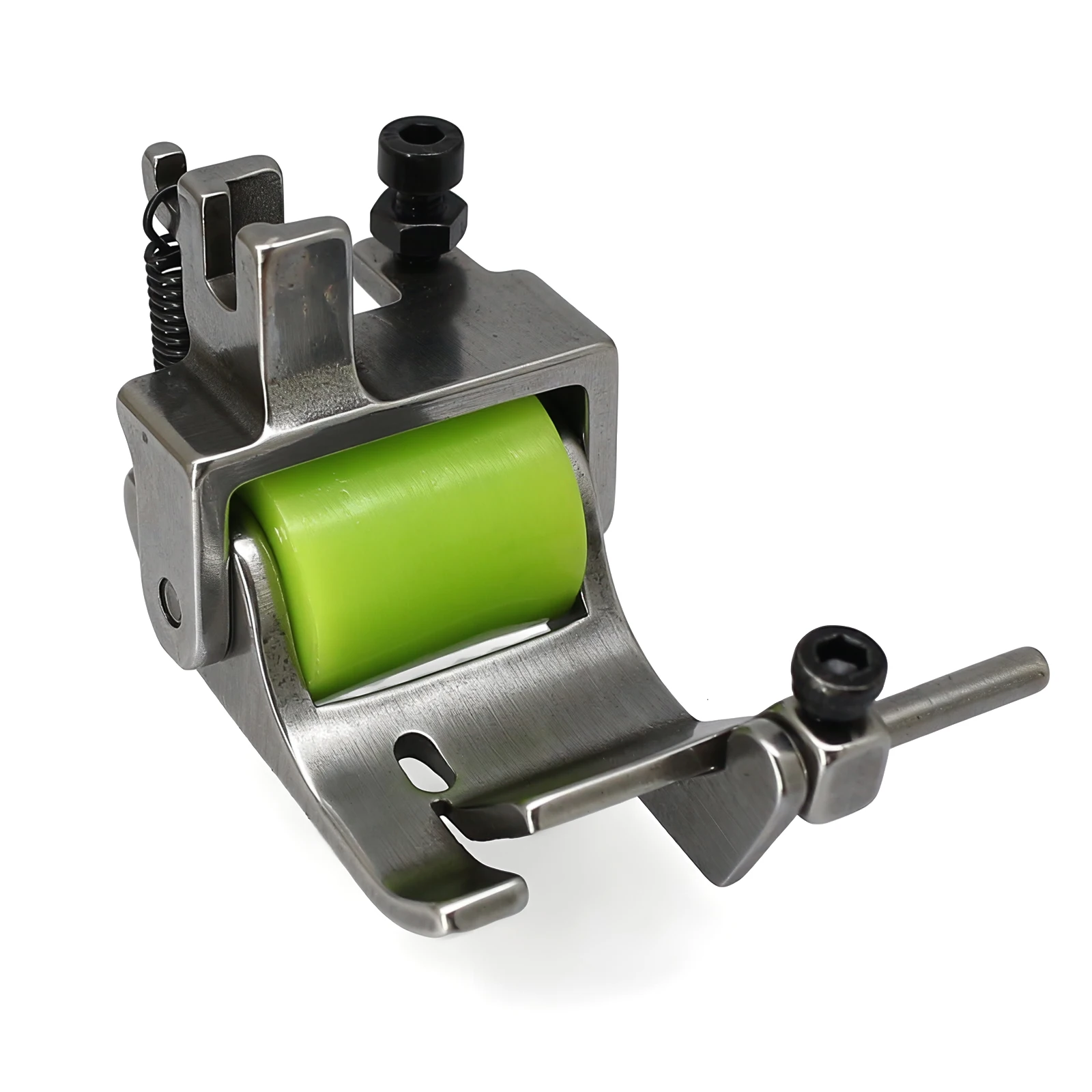 Prensatelas para dobladillo con rodillo guía de borde ajustable Q7, pie para dobladillo enrollado de 0-13mm para accesorios industriales para máquinas de coser de punto de bloqueo