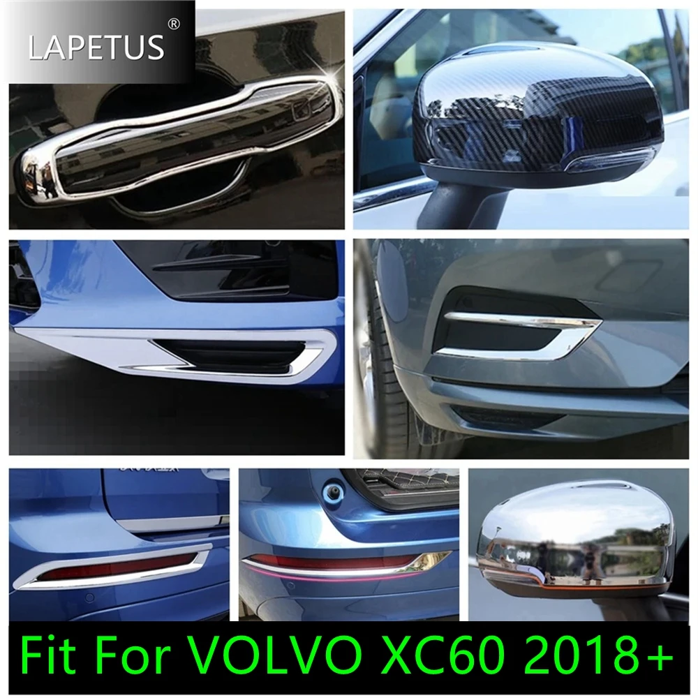 

For VOLVO XC60 2018 - 2024 Rearview Mirror / Window Wiper / Front Rear Tail Fog Light Lamp / Door Handle Cover Trim Accessories