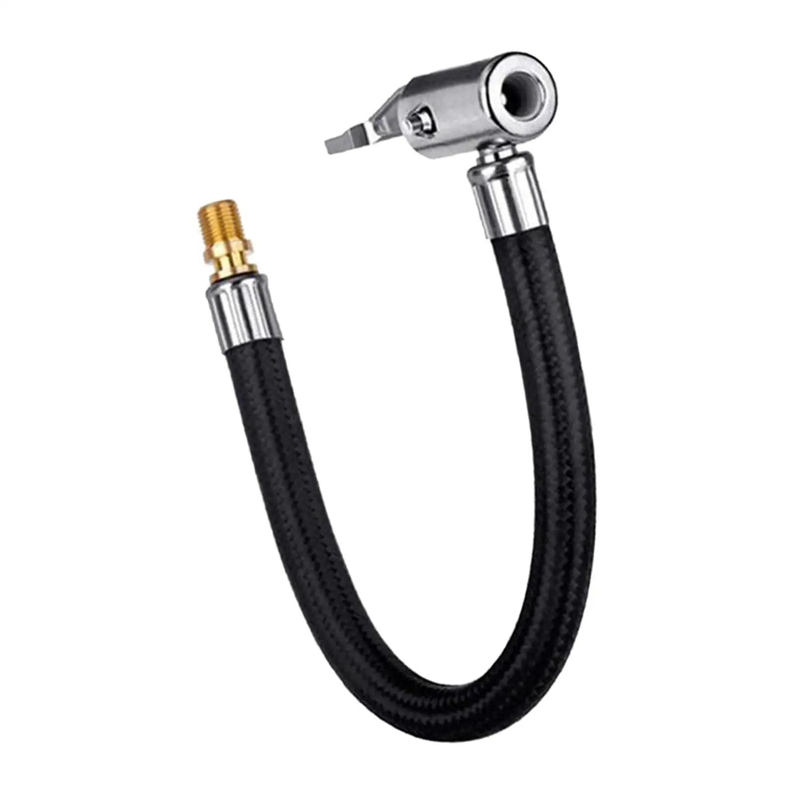 Car Tire Air Inflator Hose Inflator Pump Extension Connection with Brass Collet Accessory