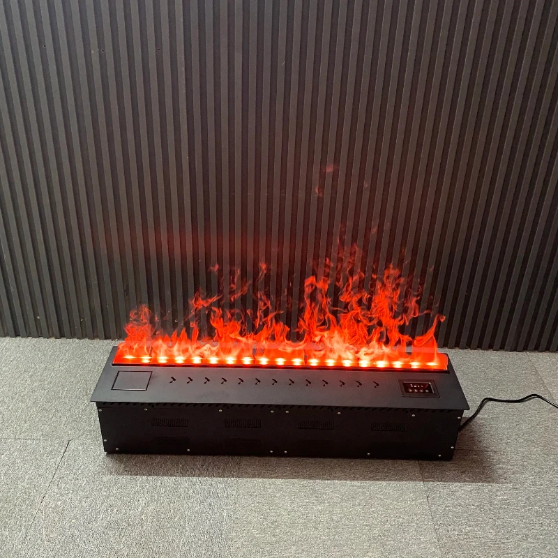 120cm 64 color flame automatic watering electric fireplace 3D atomizing fireplace simulation flame furnace