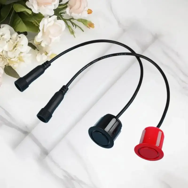 Car Parking Sensor 18.8mm Reversing-Radar Probe Upgrade Cable Car Reverse Parking Waterproof Sensor Sound