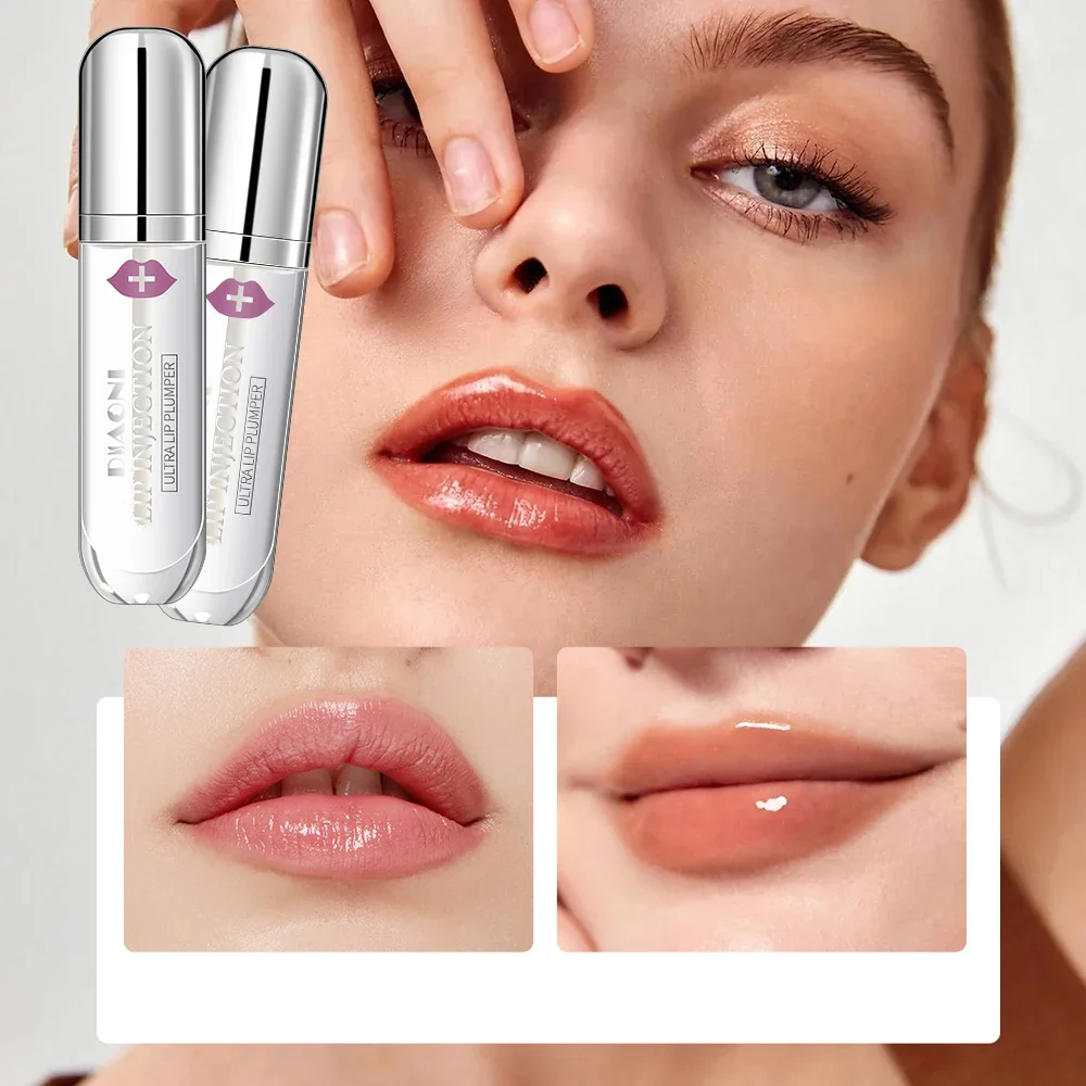 Lip Oil No-Sticky Gloss Lip Balm Lip Care transparent Oil For Dry Moisturizing Hydrating Nourishing Long Lasting