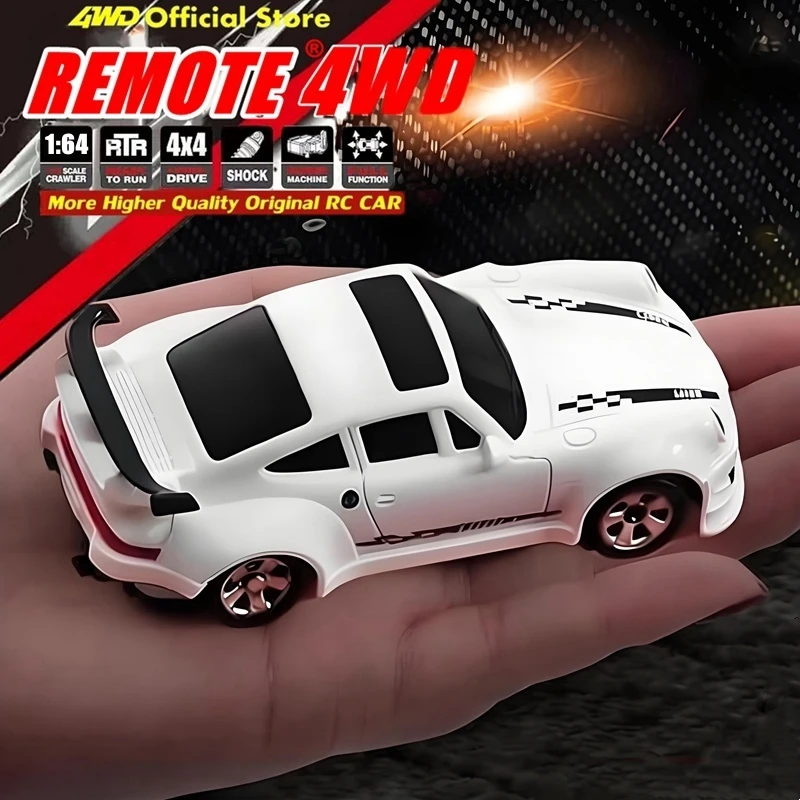

Mini RC Drift Car 1:43 or 1/64 4WD Remote Control Car High Speed Drift RC Cars with LED Lights Racing Toy Gift for Adults Kids
