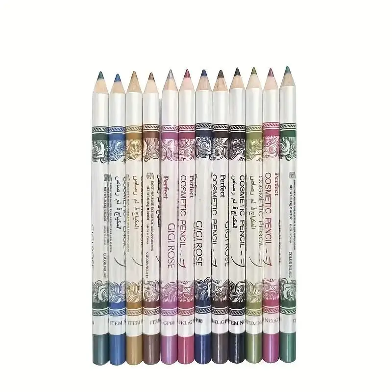 Set di matite per labbra impermeabili da 12 colori per un contorno labbra liscio e preciso, trucco a lunga durata e definizione delle labbra audace