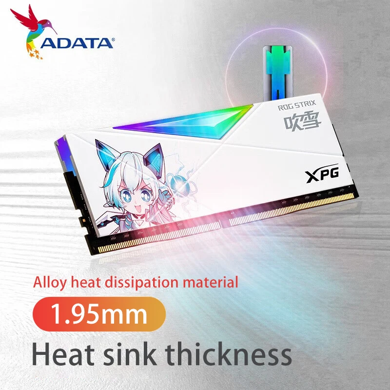 ADATA XPG RAM DDR4 ROG STRIX D50, Memoria Original con disipador de calor, 3600MHz, 8GB, 16GB, 2 piezas, RGB, alta velocidad, para escritorio