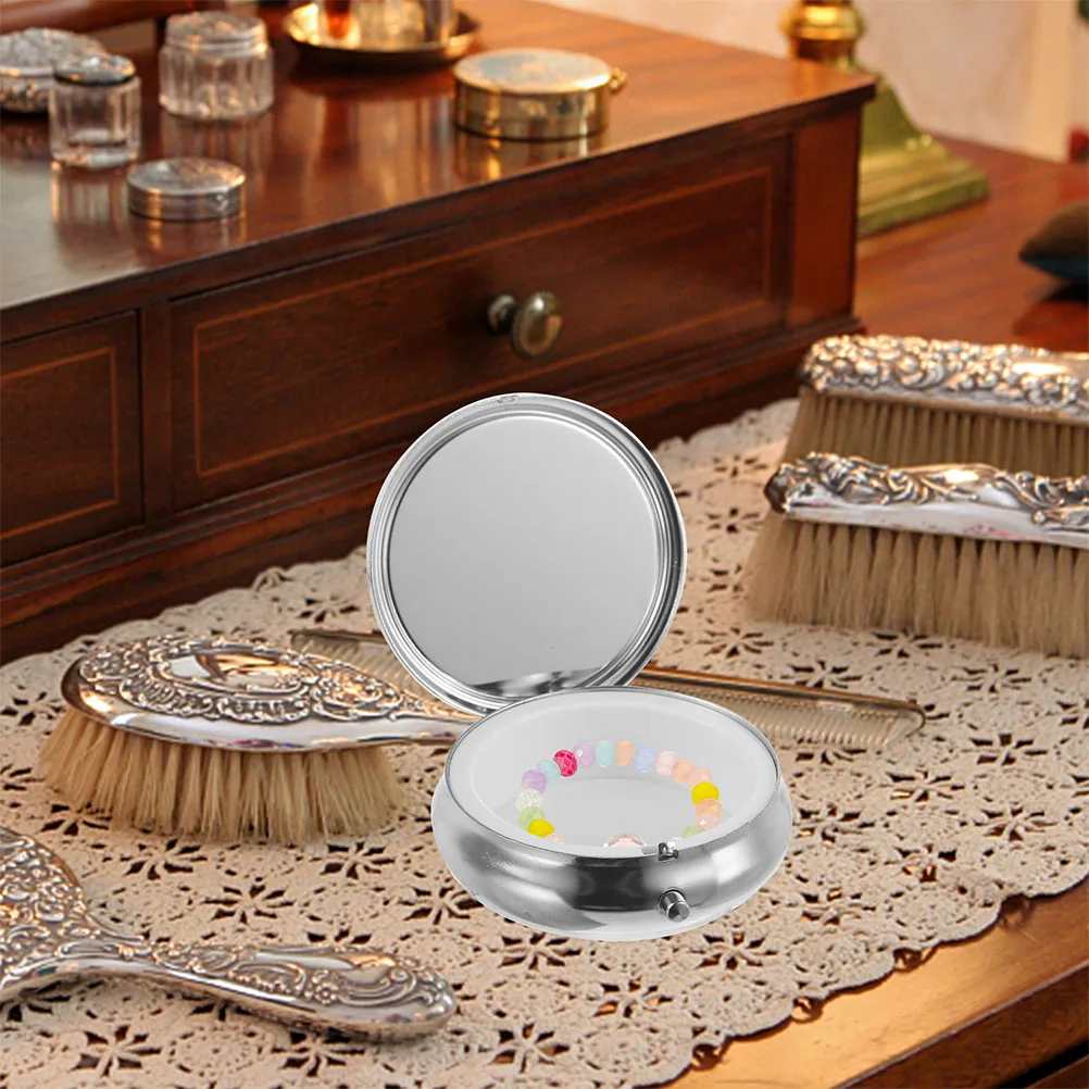 

2 Pcs Souvenir Box Metal Gift Baby Baptism Favor Zinc Alloy Small Jewelry Boxes