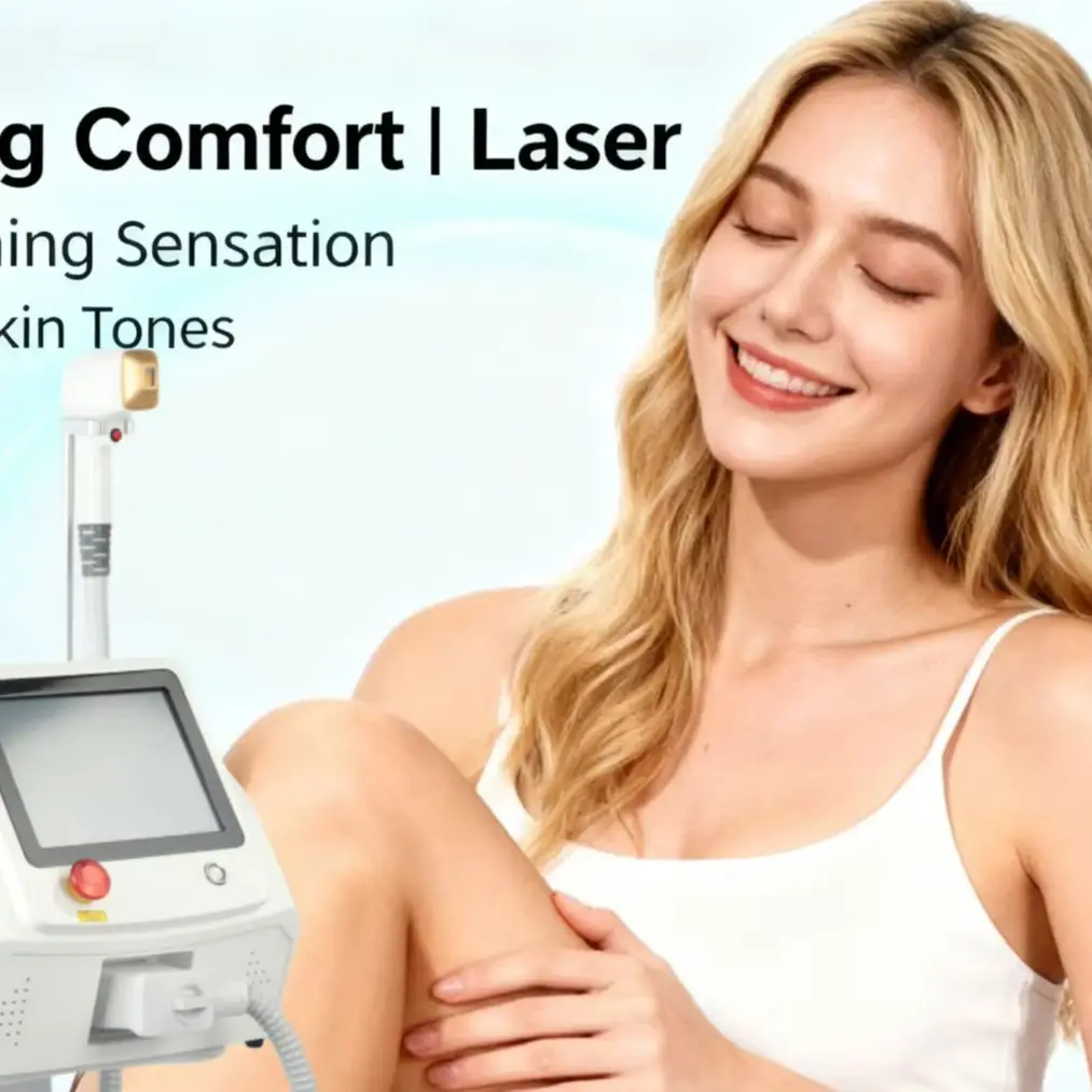 

Лазерный диодный аппарат Ice Platinum 4000 Вт, 755 808 1064 нм, 3 длины волны, для безболезненной эпиляции нежной кожи и депиляции тела