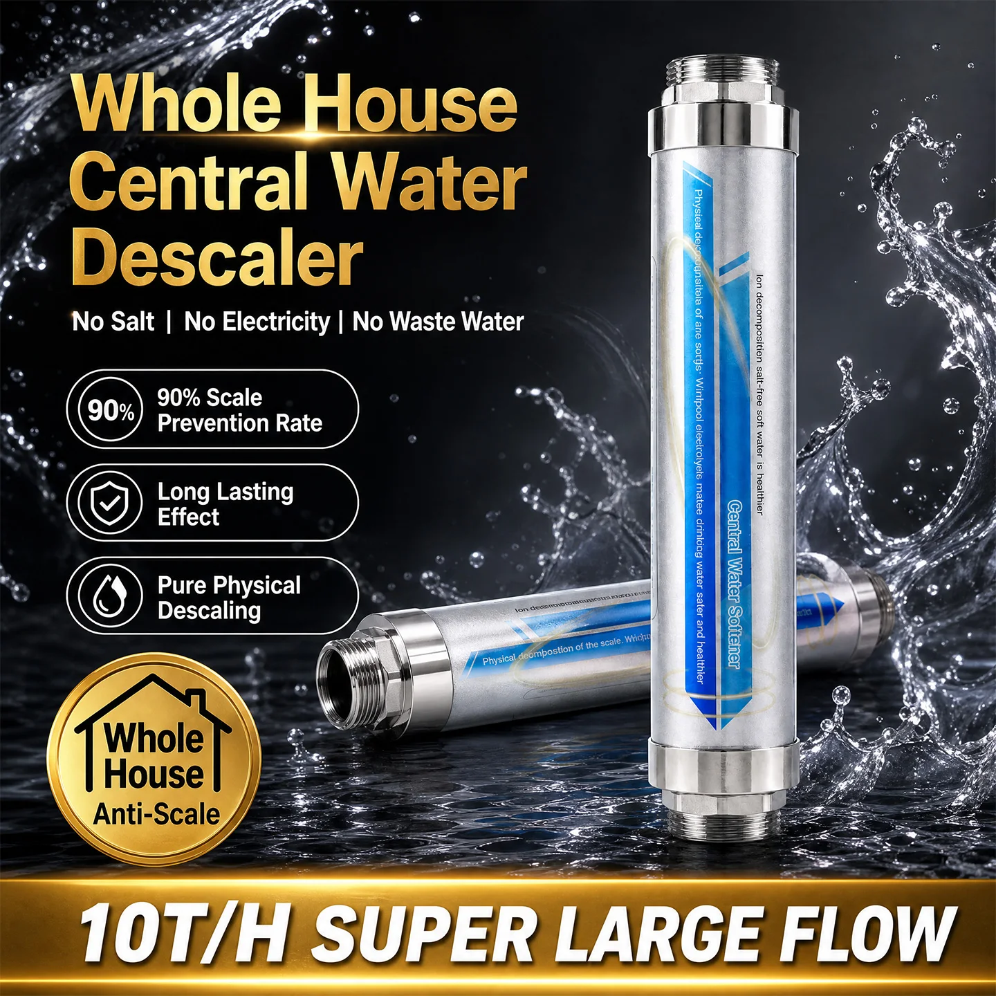 ppr-dn20-25-whole-house-salt-free-water-descaler-scale-water-softener-systemprevent-scale-built-on-water-heaterstoilet-boiler