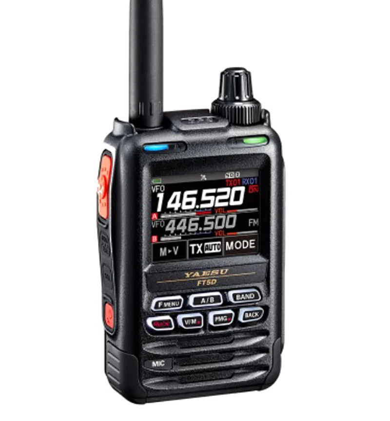 YAESU FT5DR new digital handheld walkie-talkie full color touch waterproof Bluetooth GPS recording