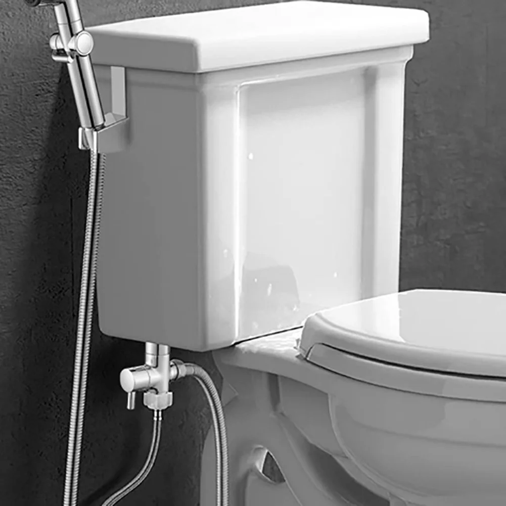 Bathroom Spray Holder No Drill Shower Holder Abs Material Construction Chrome Plated Finish Secure Stable Placement