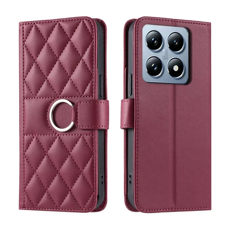 Reno 12F Long Hanging Rope Wallet Phone Case For Oppo Reno12 FS 5G Cases OPPO Reno 12 Pro 12F Ring Magnetic Leather Cover Funda