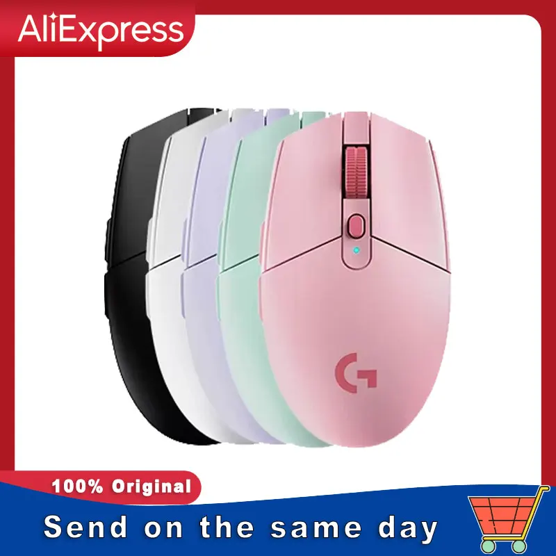 Logitech G304X Wireless Gaming Mouse 57g Lightweight Dual Mode, 6 Programmable Buttons Long Battery Life for FPS Valorant LOL P