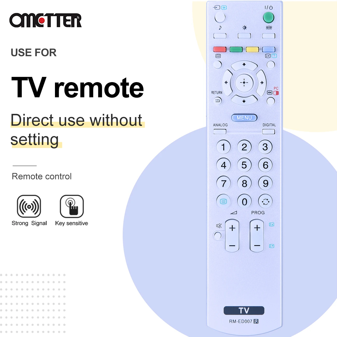 

Для Sony TV Remote Control RM-ED007 RM-GA008 RMED007 RM-E