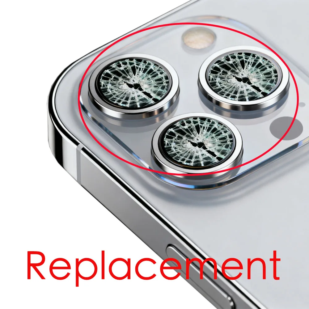 Back Camera Lens Replacement For iPhone X XR XS 11 12 13 Mini Pro Max Rear Camera Glass With 3M Tape