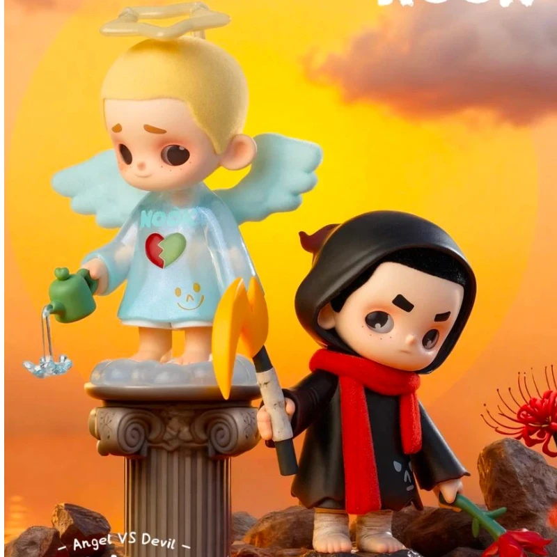 Nuovo Nook Seek 100% edizione limitata Angelo Vs Devil Blind Box Regalo di Halloween Action Figures Bella bambola Anime Periferica