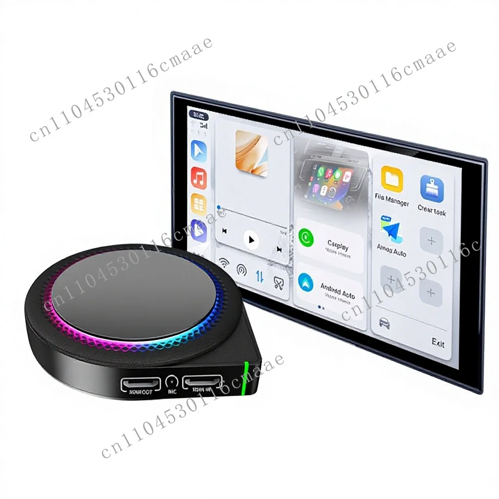 GT6Pro Wireless CarPlay Box Android 13 Qualcomm Octa Chip, Support Input/Output WiFi/USB Connection OLIVER Compatible Devices