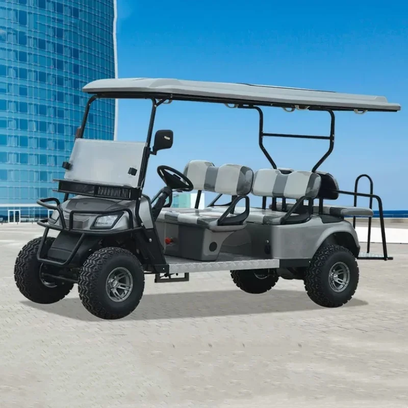 Electric Lift Multi-Function Vehicle 72V Solar Panel Electric Golf Cart New Hunting Off-Road Electric Golf Cart