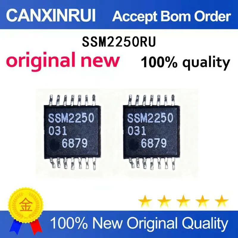 

(5-100 Pieces) Brand new original SSM2250RU SSM2250 TSSOP-14 amplifier chip IC