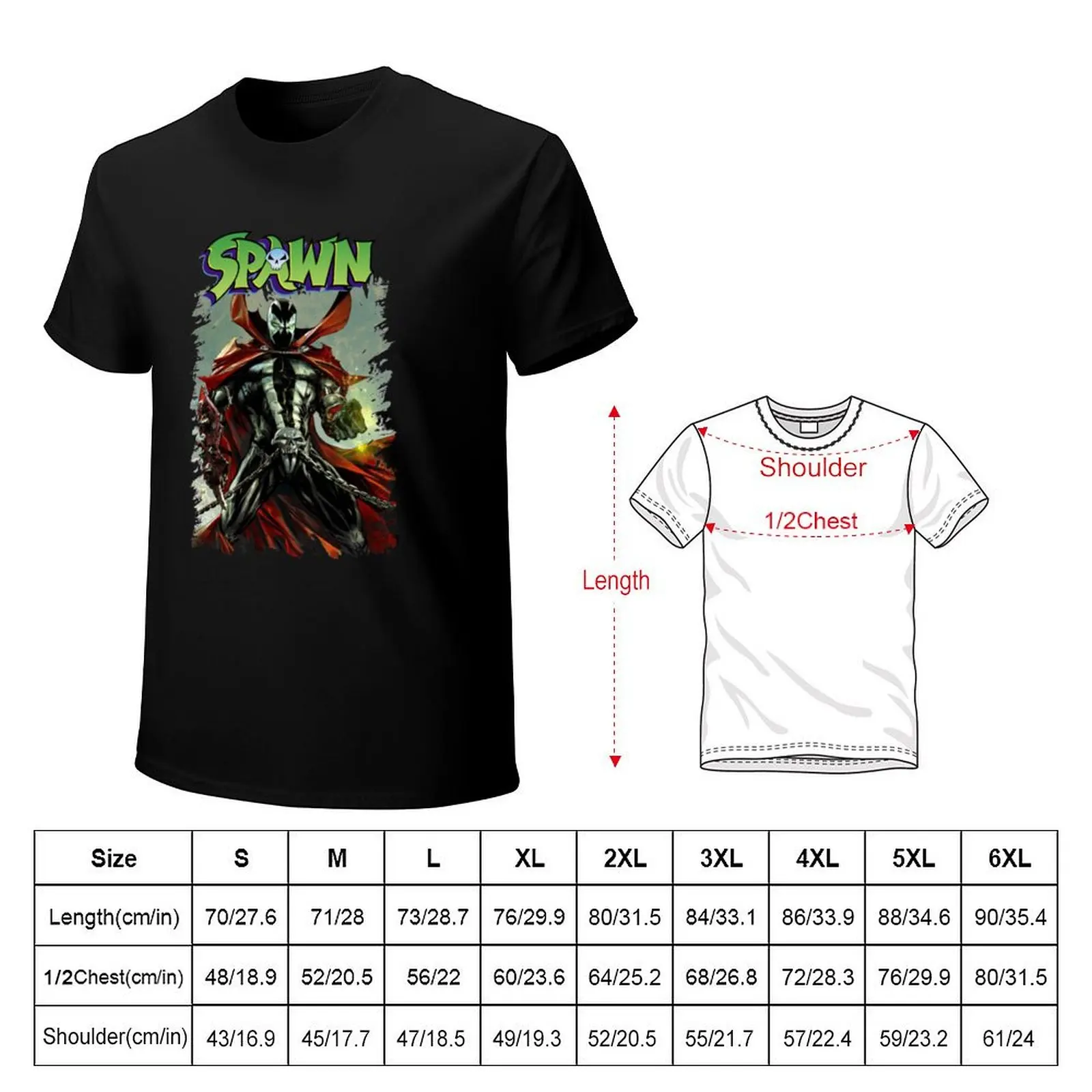 Spawn T-Shirt Breathable Gym Short Sleeve T-Shirt