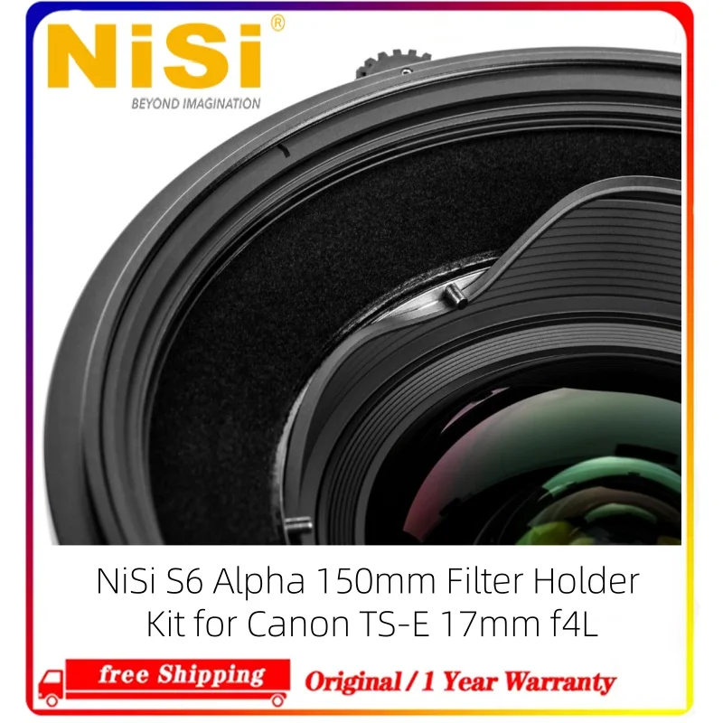 NiSi - S6 150mm Filter Holder Kit for Canon TS-E 17mm f/4L | 3-Stage Filter System Holds 2x 150x150mm & 150x70mm Filters