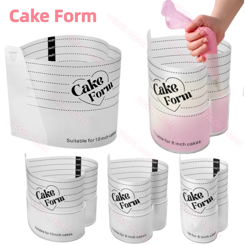 Molde de anillo para pastel ajustable en forma de corazón, herramientas retráctiles para Fondant, anillo para pastel de Mousse, círculo acrílico, anillo para hornear, herramientas para pasteles