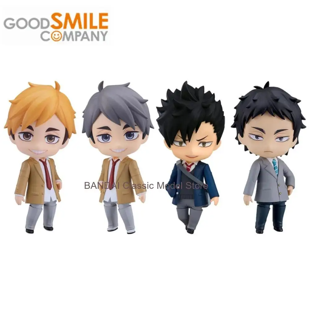 

Оригинальный Nendoroid Good Smile Haikyuu!! Фигурки аниме-персонажей Тецуро Куроо, Ацуму Осаму, Мия Кейджи, Акаши: игрушки, подарки для детей, модели