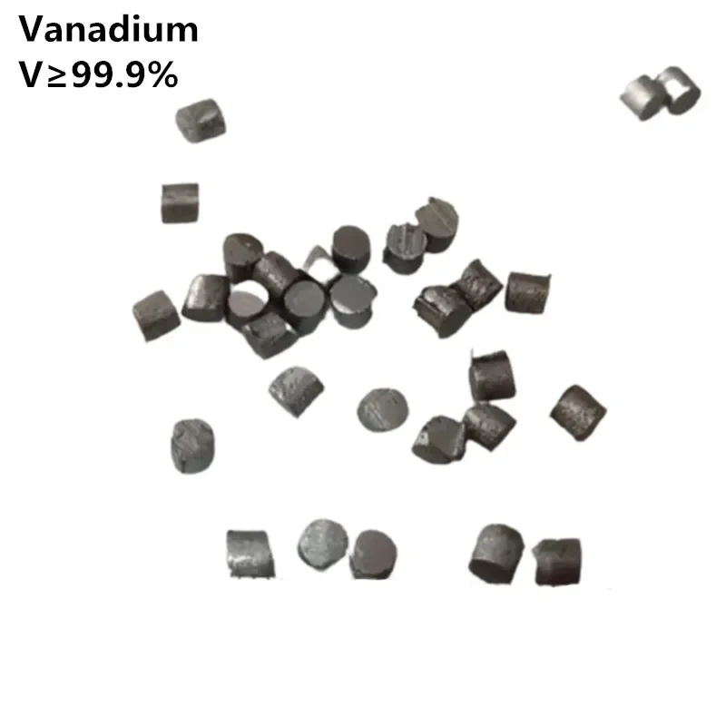 

3mm Vanadium Metal Particles, Pure Vanadium Cylinder for Sputtering Evaporation