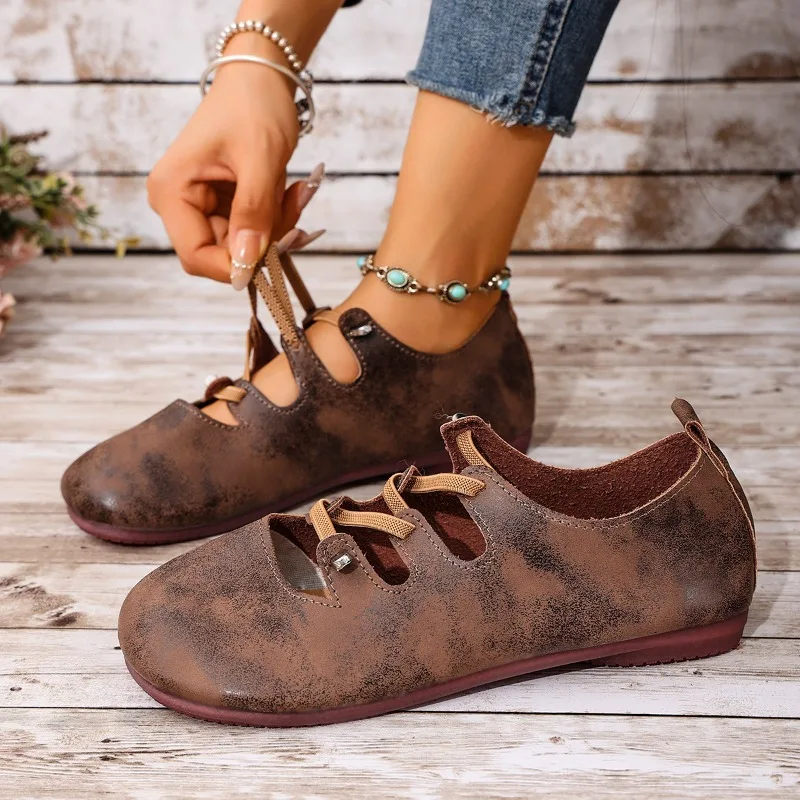 

Summer New Women Flats Shoes Casual Loafers Sport Sandals 2025 Trend Fashion Woman Sneakers Cozy Walking Shallow Zapatos Mujer