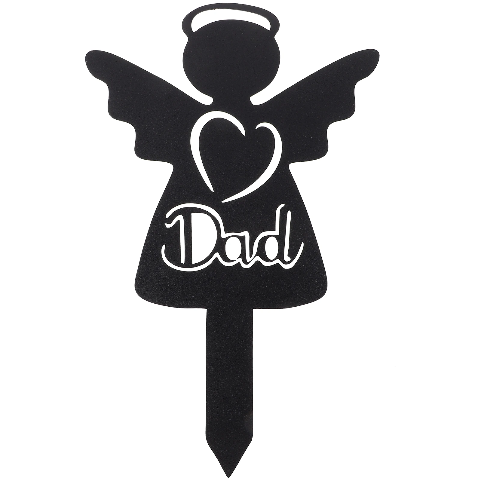

Iron Memorial Plaque Grave Marker Lightweight Angel Stake Yard nament Metal Windmill Garden Cemetery Decorations Metal