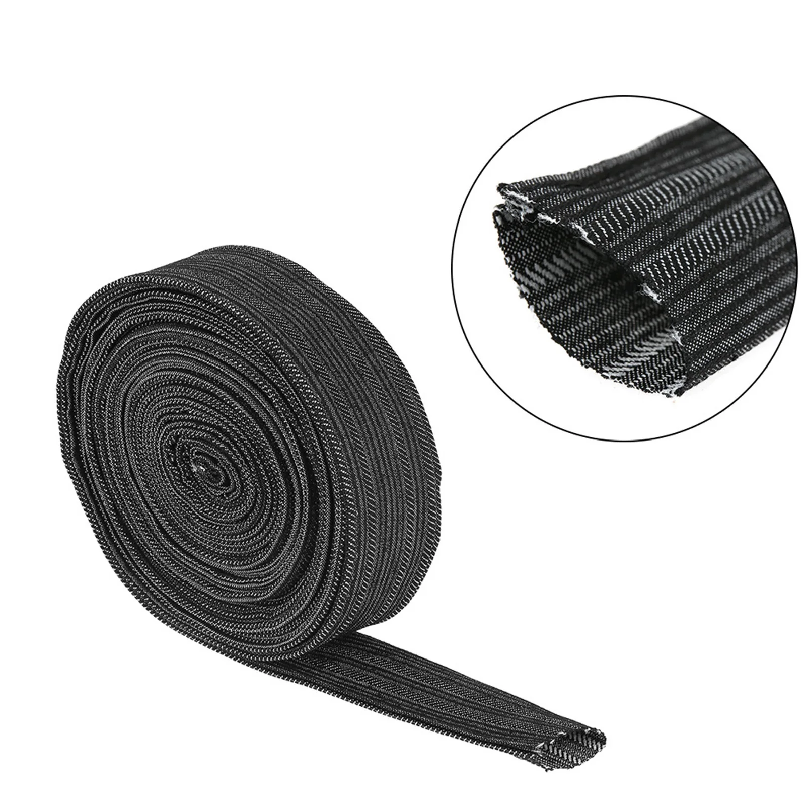 Funda protectora vaquera de 7,5 m, cubierta de Cable para soplete de soldadura, manguera hidráulica, equipo de protección para soldar