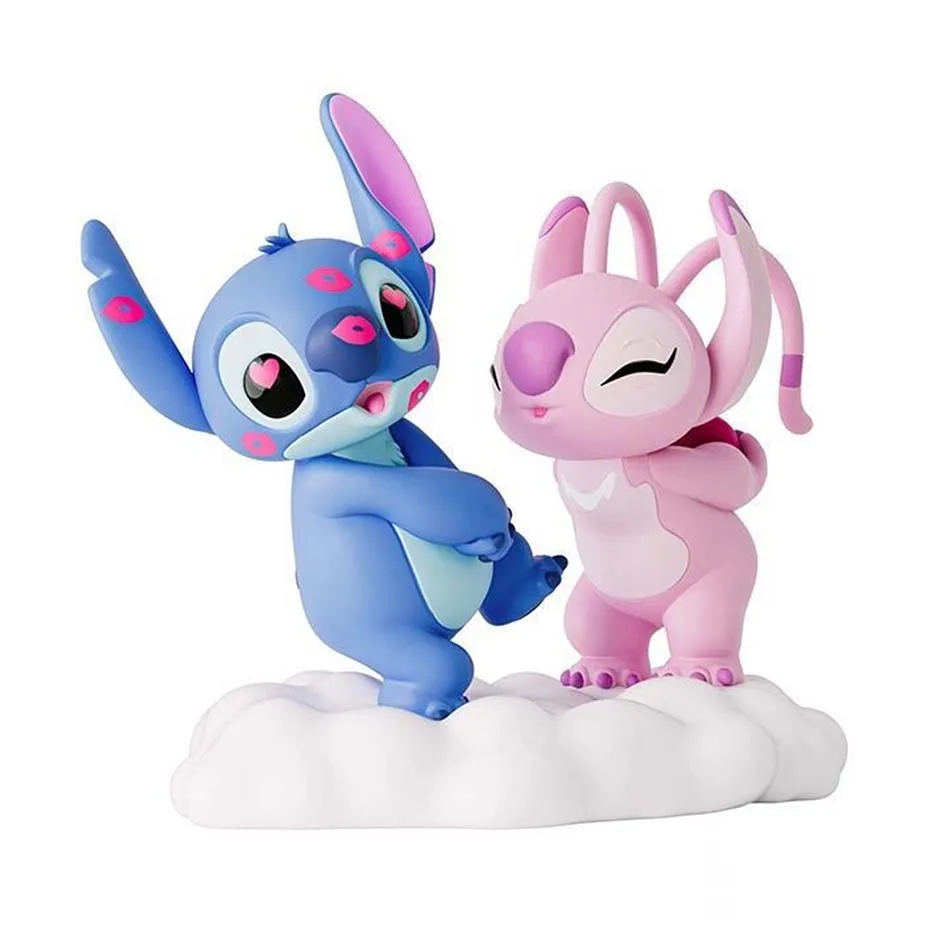 Disney Anime Figures Stitch Toys Decoration Model Pvc Figure Stitch Model Boys Girls Cartoon Dolls Kid Collection Birthday Gifts