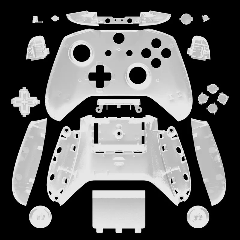 Data Frog Shell Full Set For Xbox One Slim Controller Housing Joystick Replacement Case Cover Skin Repair Parts Accessories