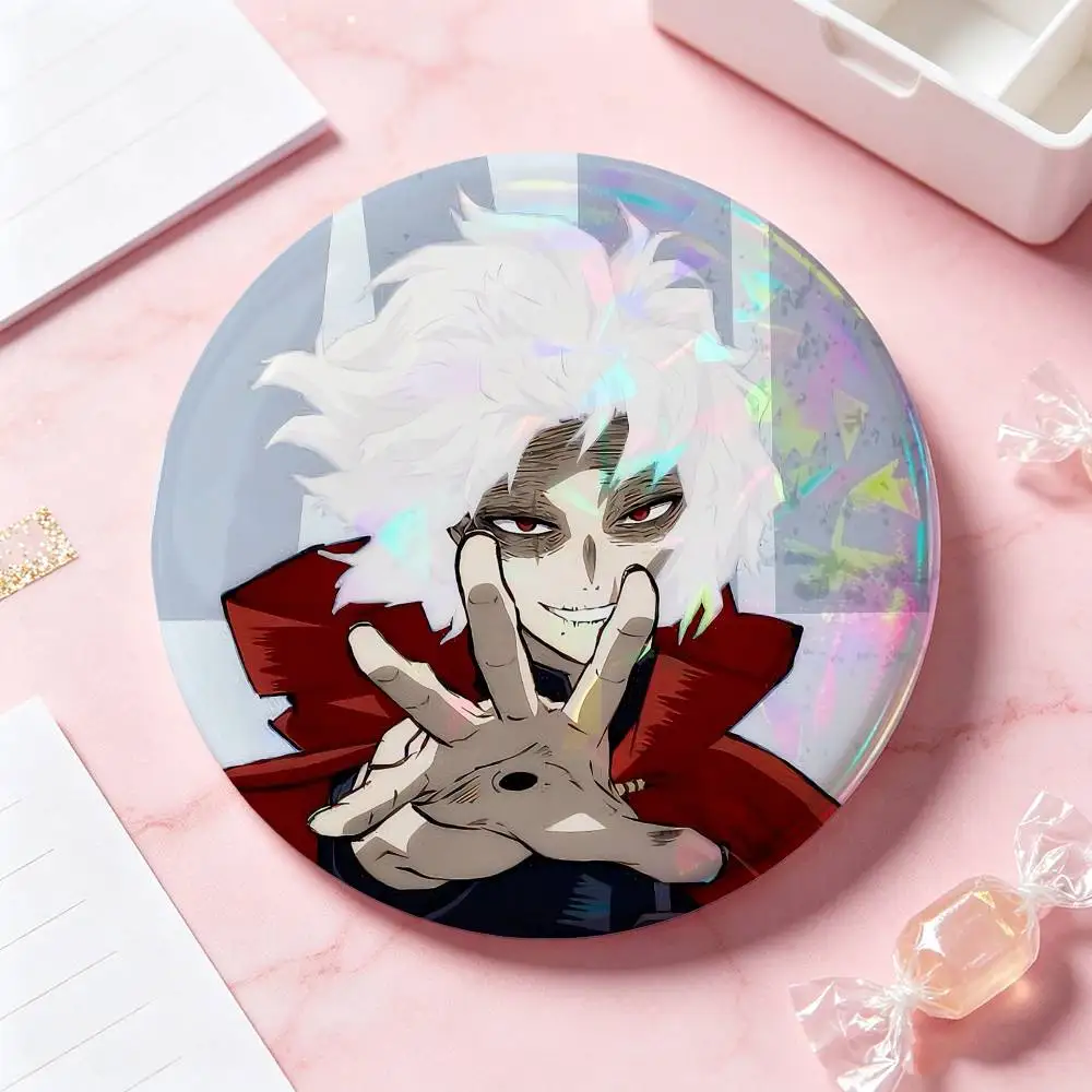 Tomura Shigaraki Anime-Figuren-Abzeichen 25 32 44 58 75 mm Runde Cosplay-Pins Taschendekoration für Fans, Sammler, Freunde, Geschenke, Brosche, Souvenir – Detail 10