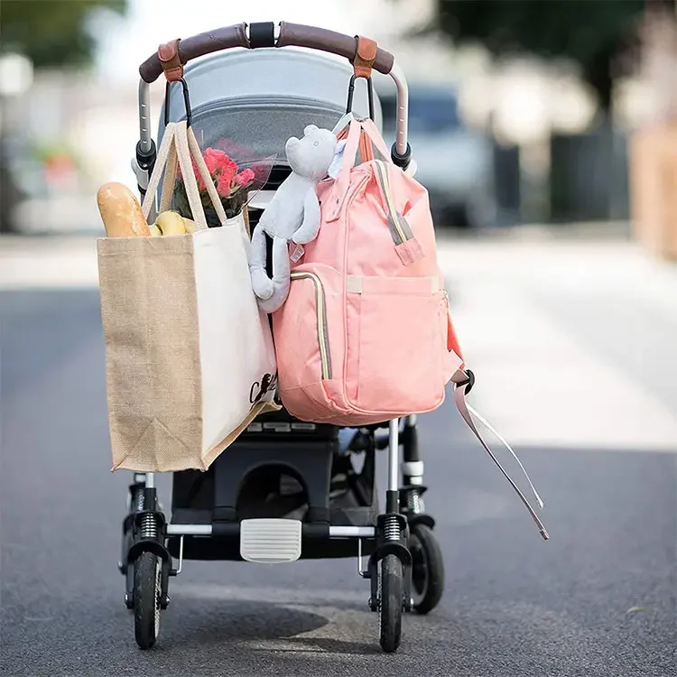 baby Stroller Hooks For Hanging Bags And Shopping Personalized Leather Hooks Hanger Customized Mommy Hook