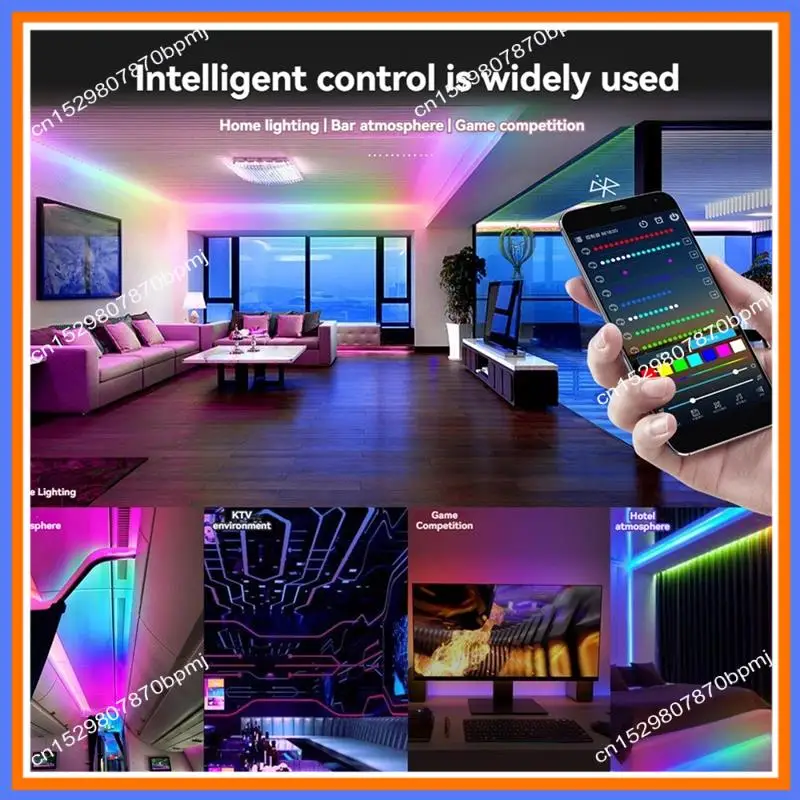 

BAAE WS2811 WS2812B LED Controller Bluetooth Music 28Keys Remote Control For Individual Addressable RGB Strip Light
