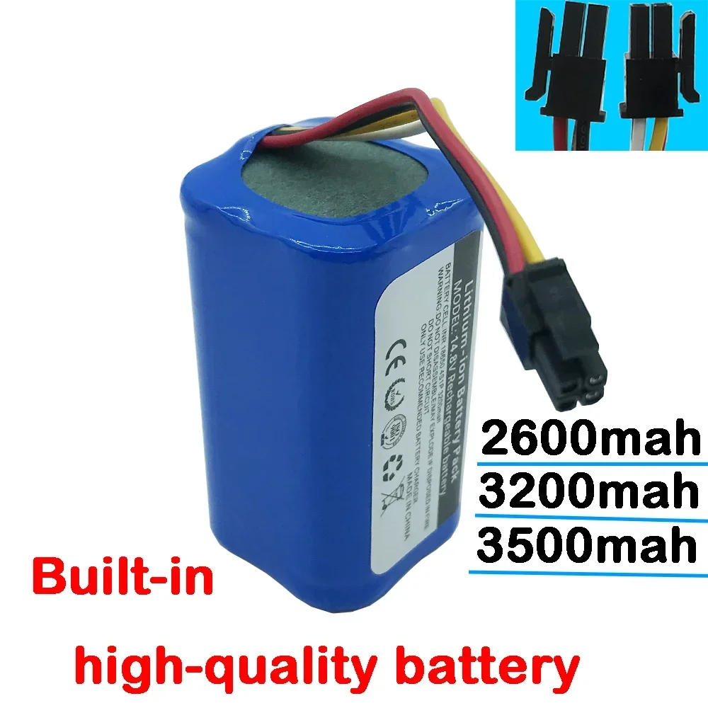 

14.8V Li-Ion Cylindrical Rechargeable Battery Pack for Midea i5 / i5 Extra / i5 Young / i9 EYE Robot Vacuum Cleaner battery BMS