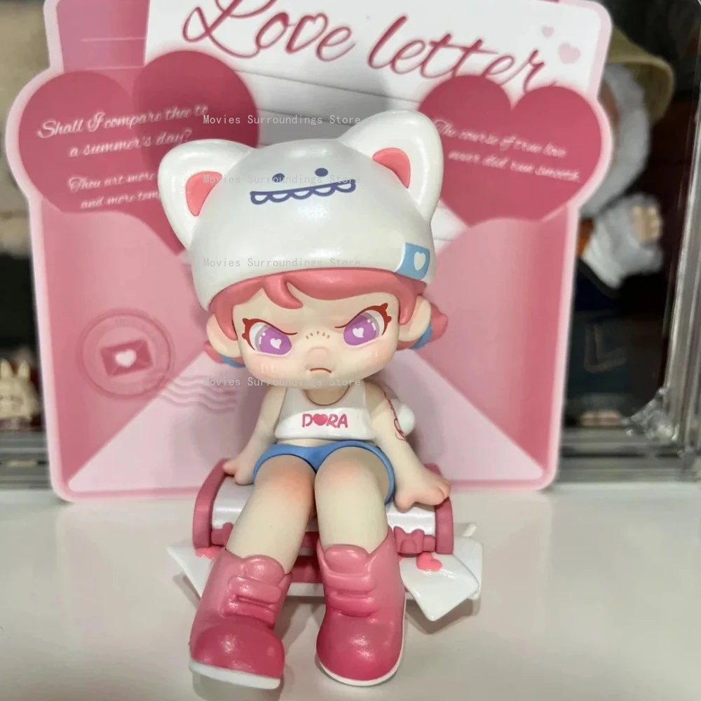 

TNT SPACE Dora Love Letter Series Hanging Cards Cartoon Action Anime Figure Trendy Toys Limited Edition Fans Birthday Gifts