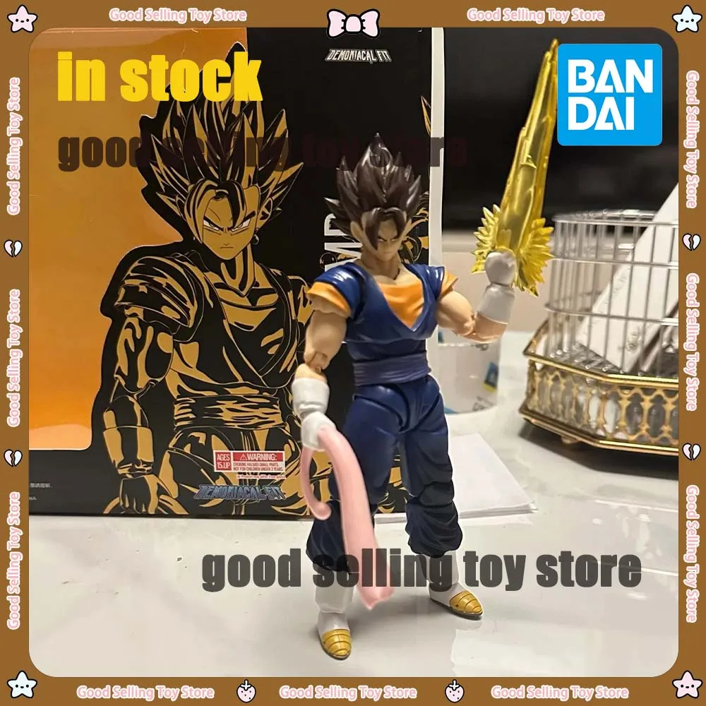 

В наличии Demoniacal Fit Фигурка Dragon Ball Z SHF Super Saiyan SSJ Trump Card Vegetto Son Goku Vegeta Аниме Модель Детские игрушки