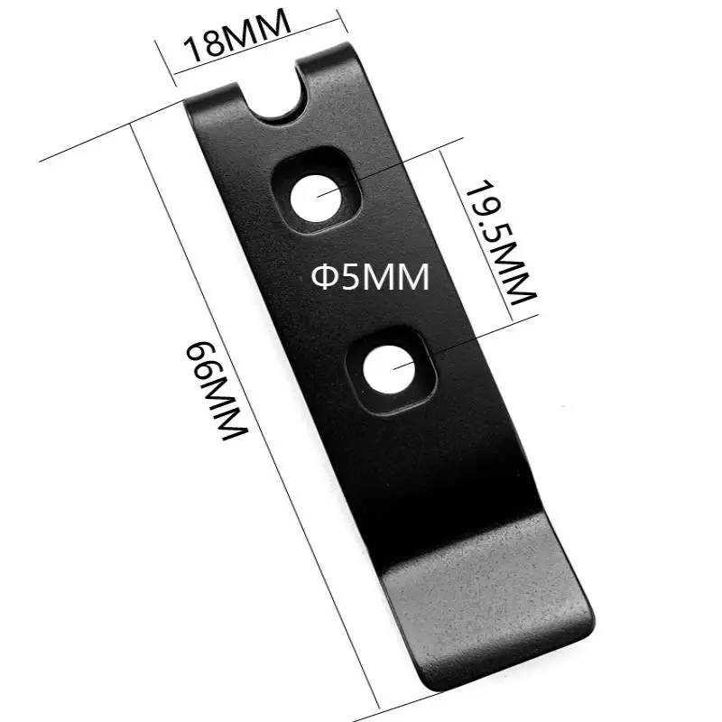 Stainless Steel K Sheath Clips K Sheath Waist Clip Universal Kydex Carrying Belt Scabbard Back Clip Knife Sheath Accessories