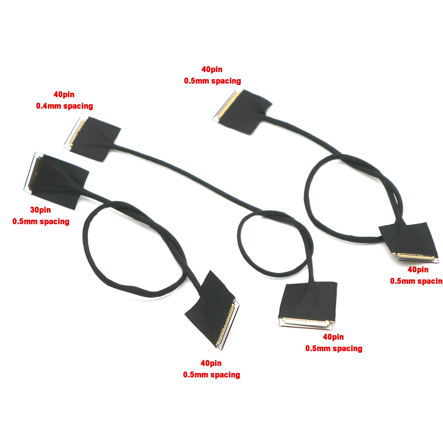 40pin 30pin Coaxial EDP Screen Cable 2k Portabl LED LCD Display Screen Wire 4lane 2lanes For Type-c DP To EDP Signal Drive Board
