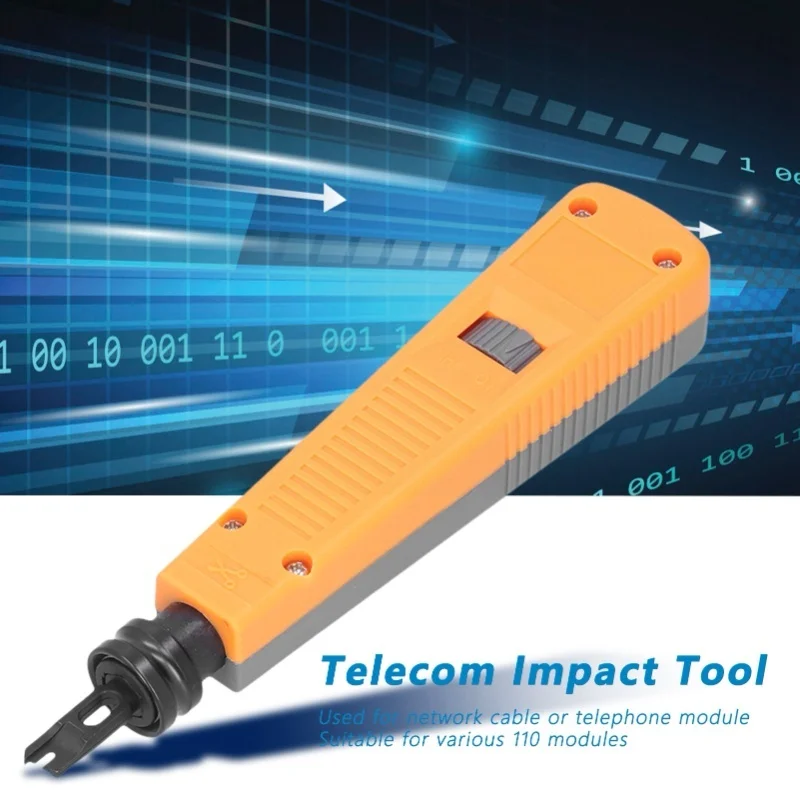 Punch Down Tool 88 110 Blades Network Wire Stripper Impact Tools For Punchdown Blocks