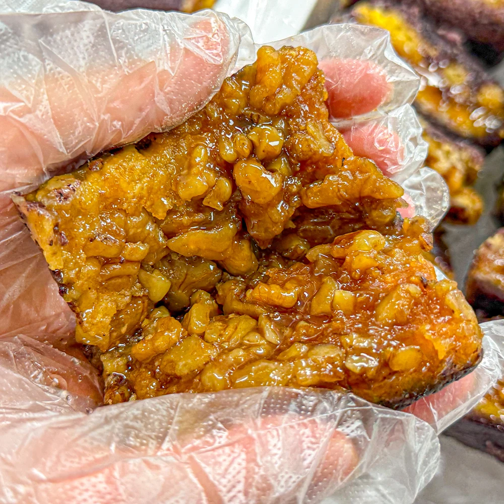 غرف Tteok Shozen Mochi محلية الصنع Posle Bountiful Black Midian Walnut Take 1 كجم (10-12 خارجيًا)