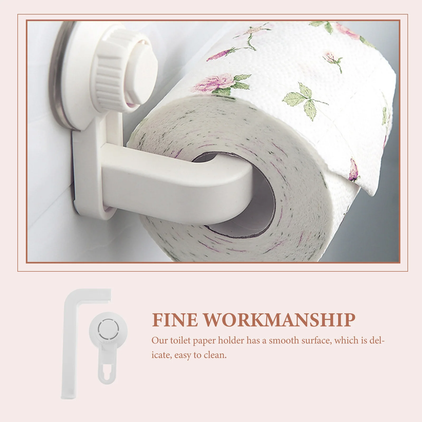 

Wall Mounted Toilet Paper Holder 304 Stainless Steel Rust Resistant Space Saving Bathroom Tissue for Home