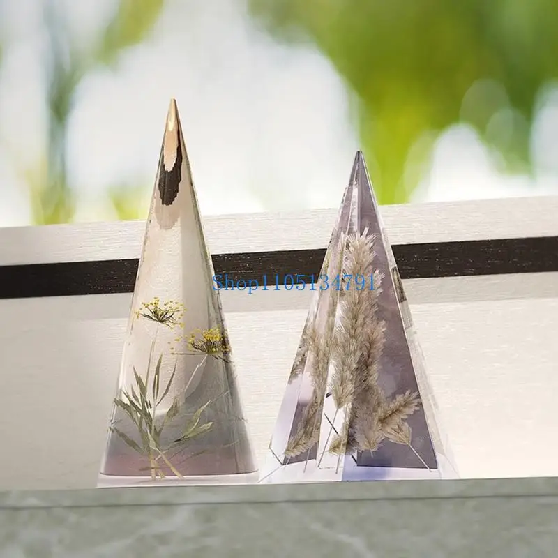 

98km Rings Cone Resin Mold,Rings Holder Silicone Molds for Epoxy Resin Mold Rings Cone Pyramid Silicone Resin Mold